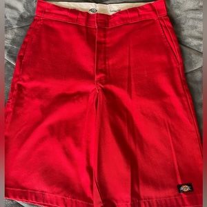 Dickies work shorts RED
